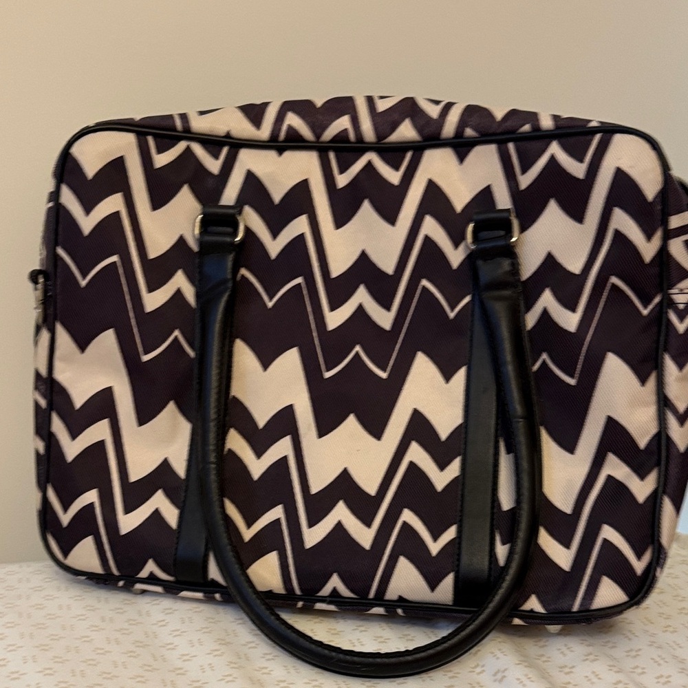 Missoni for Target Black and Cream Zigzag Laptop Bag